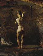 Thomas Eakins Study for William Rush Carving His Allegorical Figure of the Schuylkill River Spain oil painting artist